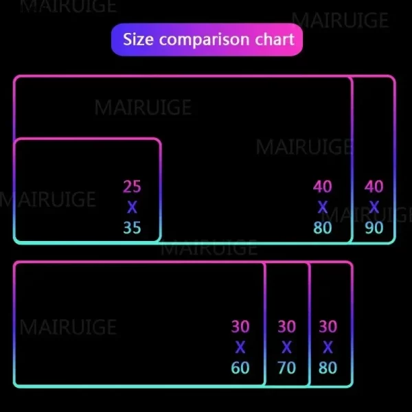 Maxi Tapis de Souris Gaming XXL RGB avec Éclairage LED Multicolore et Surface Antidérapante pour une Expérience de Jeu Immersive – Image 7